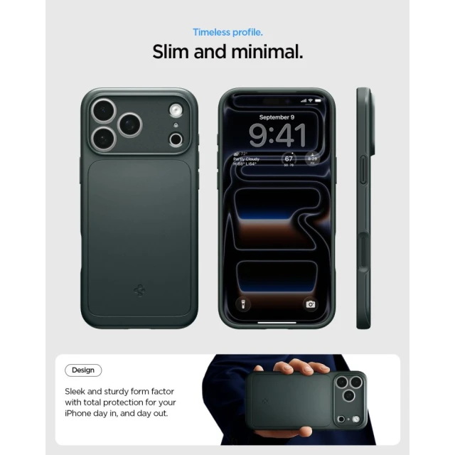 Чохол Spigen Thin Fit Mag для iPhone 18 Pro Max | 17 Pro Max Green (ACS12106)