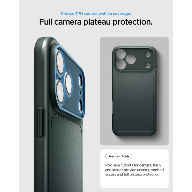 Чохол Spigen Thin Fit Mag для iPhone 18 Pro Max | 17 Pro Max Green (ACS12106)