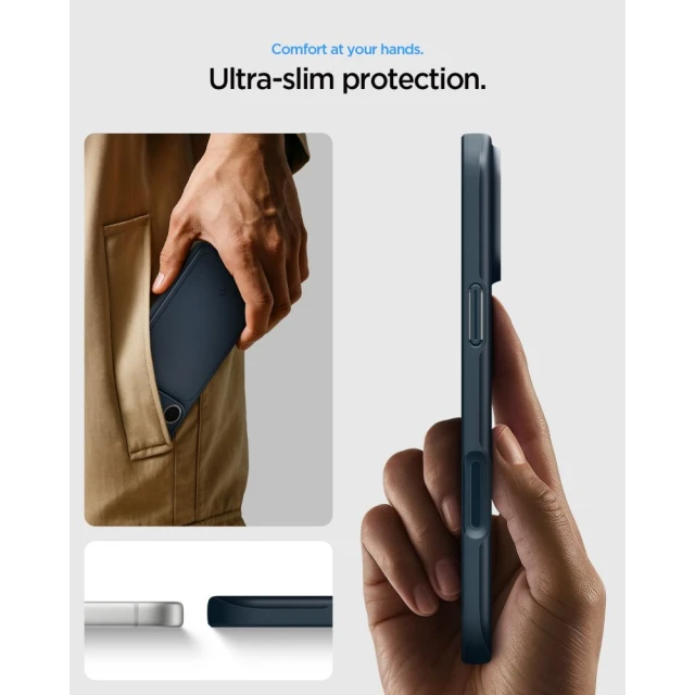 Чохол Spigen Thin Fit для iPhone 18 Pro Max | 17 Pro Max Grey (ACS12108)