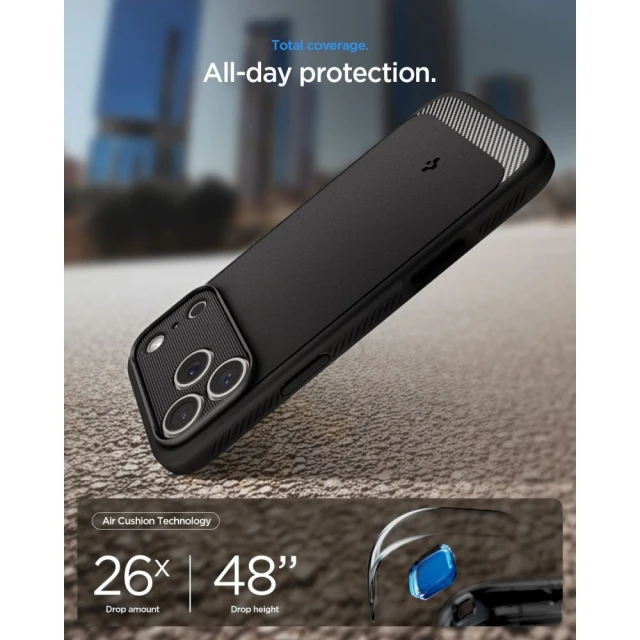 Чохол Spigen Rugged Armor Mag для iPhone 18 Pro Max | 17 Pro Max Black (ACS12109)