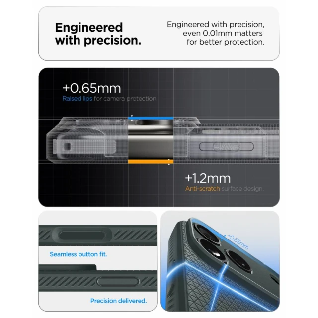 Чехол Spigen Liquid Air для iPhone 18 Pro Max | 17 Pro Max Green (ACS12113)