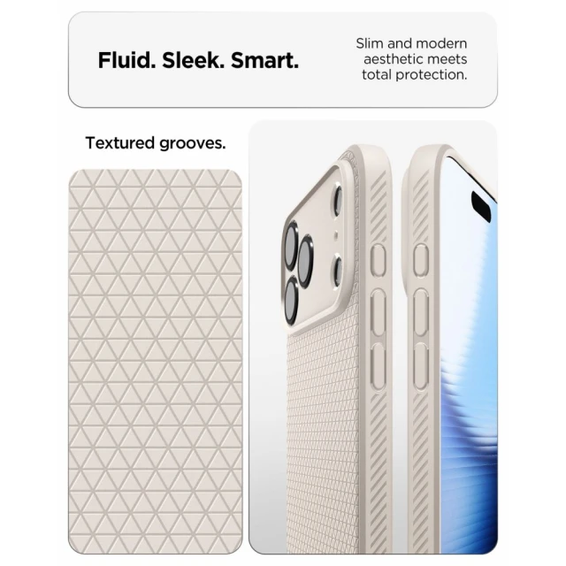 Чохол Spigen Liquid Air для iPhone 18 Pro Max | 17 Pro Max Grey (8800337252408)