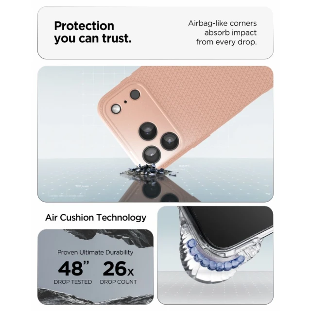 Чохол Spigen Liquid Air для iPhone 18 Pro Max | 17 Pro Max Pink (ACS12115)