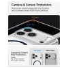 Чохол Spigen Ultra Hybrid для iPhone 18 Pro Max | 17 Pro Max Clear Deep Blue with MagSafe (ACS12121)