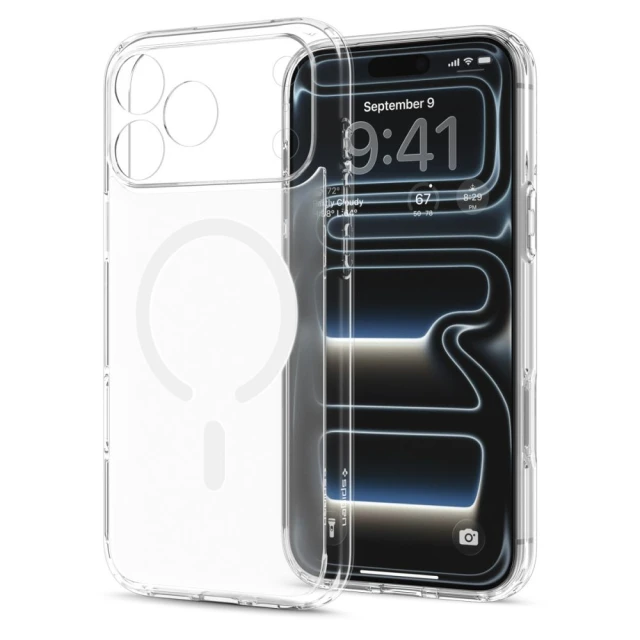 Чохол Spigen Ultra Hybrid для iPhone 18 Pro Max | 17 Pro Max Frost White with MagSafe (ACS12124)