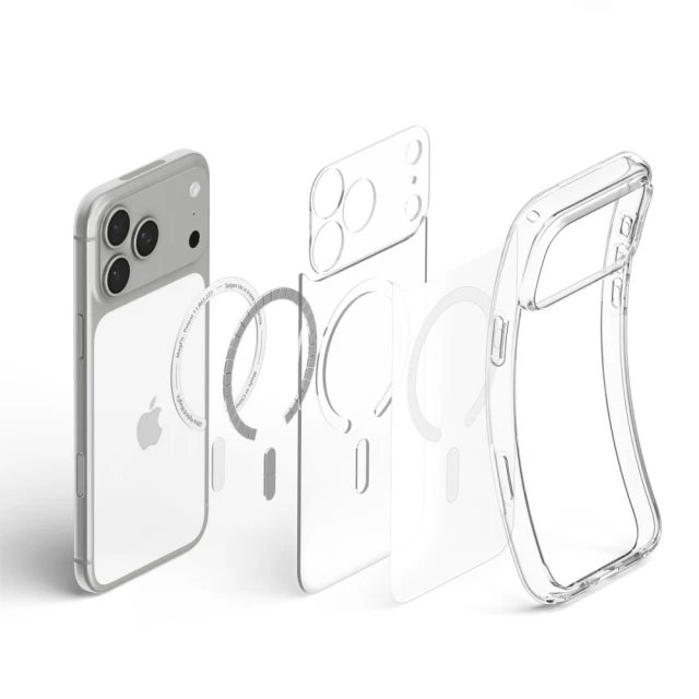 Чохол Spigen Ultra Hybrid для iPhone 18 Pro Max | 17 Pro Max Frost White with MagSafe (ACS12124)