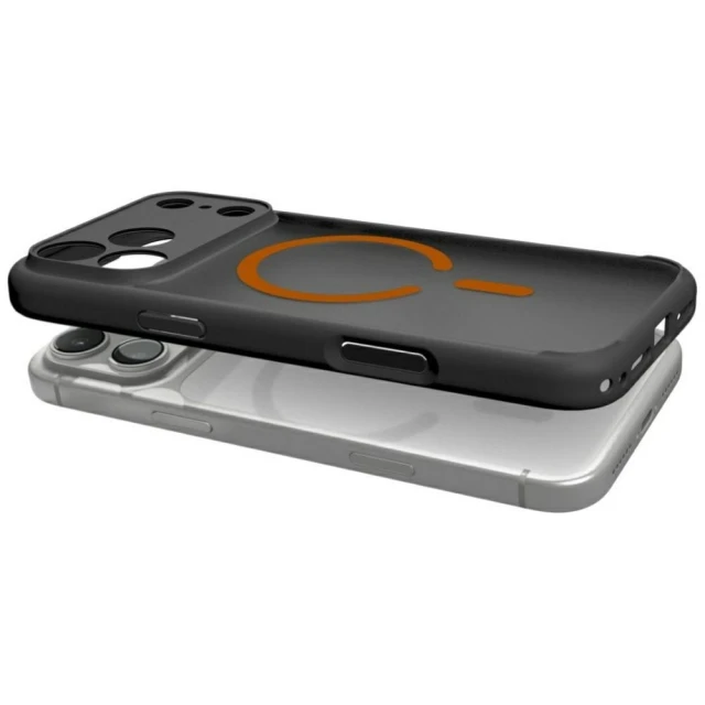 Чохол Spigen Ultra Hybrid Mag для iPhone 18 Pro Max | 17 Pro Max Black Orange (ACS12125)