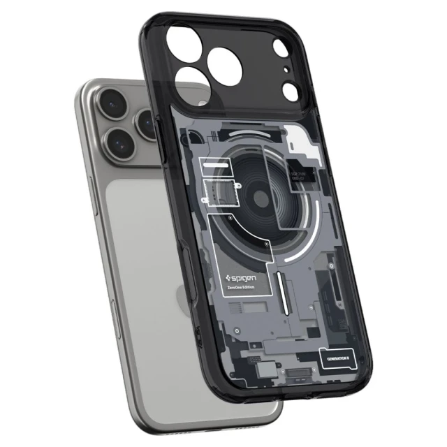 Чохол Spigen Ultra Hybrid Zero One для iPhone 18 Pro Max | 17 Pro Max Black (ACS12128)