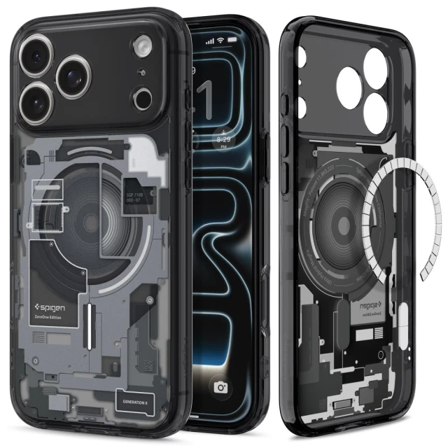 Чохол Spigen Ultra Hybrid Zero One для iPhone 18 Pro Max | 17 Pro Max Black (ACS12128)