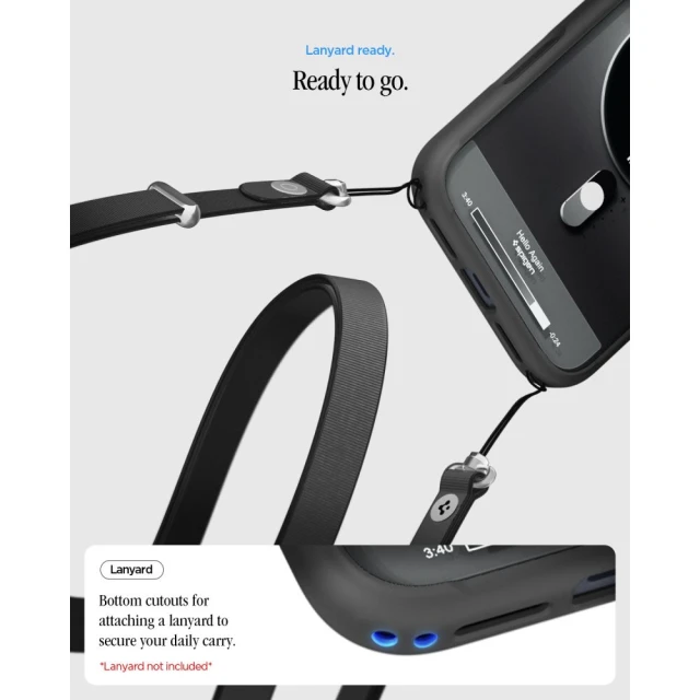 Чехол Spigen Ultra Hybrid Mag для iPhone 18 Pro Max | 17 Pro Max Black with MagSafe (ACS12131)