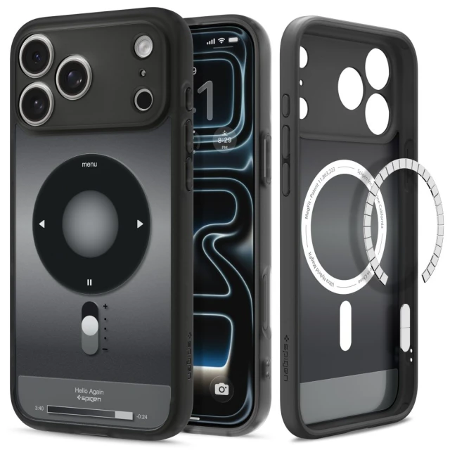 Чехол Spigen Ultra Hybrid Mag для iPhone 18 Pro Max | 17 Pro Max Black with MagSafe (ACS12131)