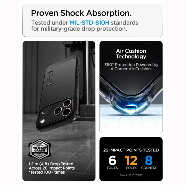 Чохол Spigen Tough Armor T Mag для iPhone 18 Pro Max | 17 Pro Max Black (ACS12136)