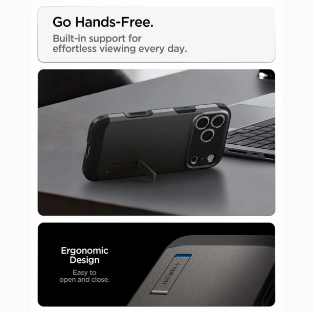 Чохол Spigen Tough Armor T Mag для iPhone 18 Pro Max | 17 Pro Max Grey (ACS12137)