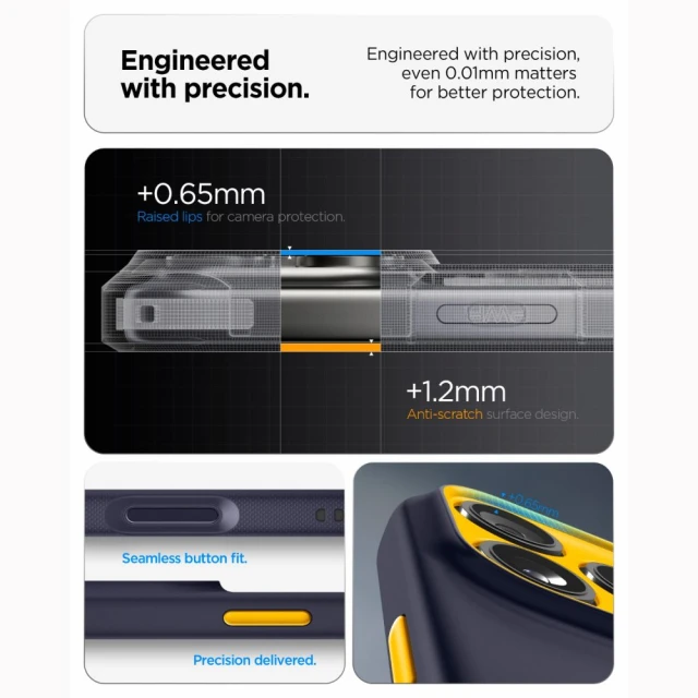 Чохол Spigen Nano Pop Hybrid Mag для iPhone 18 Pro | 17 Pro Navy (ACS12140)