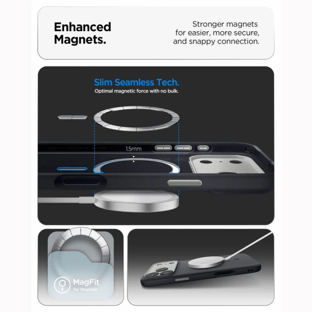 Чохол Spigen Nano Pop Mag для iPhone 18 Pro Max | 17 Pro Max Black (ACS12142)