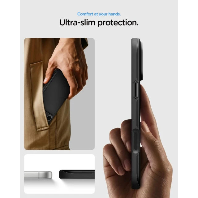 Чехол Spigen Thin Fit Mag для iPhone 18 Pro | 17 Pro Green (ACS12145)
