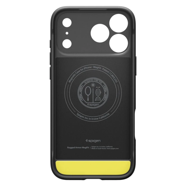 Чехол Spigen Rugged Armor Mag для iPhone 18 Pro | 17 Pro Black (ACS12147)
