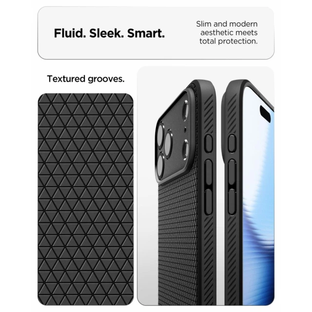 Чохол Spigen Liquid Air для iPhone 18 Pro | 17 Pro Black (ACS12149)