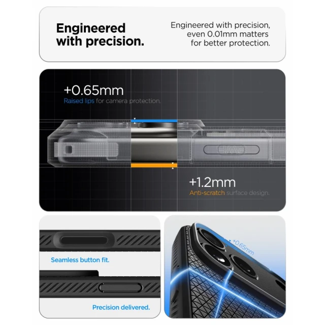 Чохол Spigen Liquid Air для iPhone 18 Pro | 17 Pro Black (ACS12149)