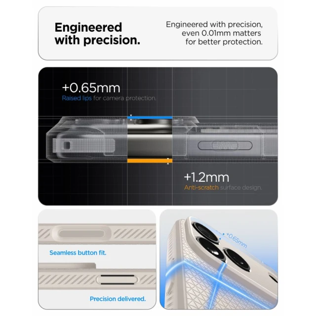 Чохол Spigen Liquid Air для iPhone 18 Pro | 17 Pro Grey (ACS12152)