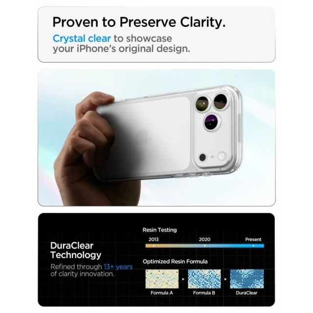 Чохол Spigen Ultra Hybrid для iPhone 18 Pro | 17 Pro Clear (ACS12153)