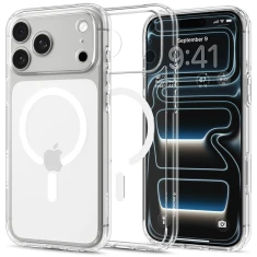 Чохол Spigen Ultra Hybrid для iPhone 18 Pro | 17 Pro White with MagSafe (8800337252811)
