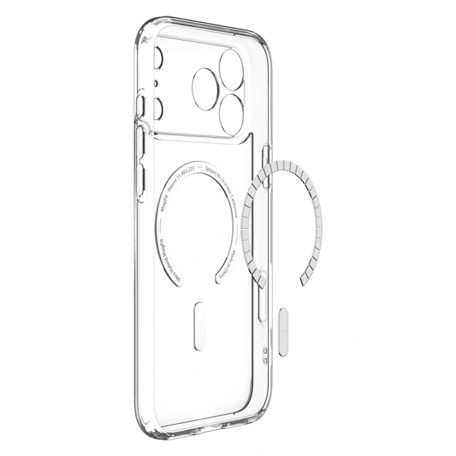 Чехол Spigen Ultra Hybrid для iPhone 18 Pro | 17 Pro White with MagSafe (8800337252811)