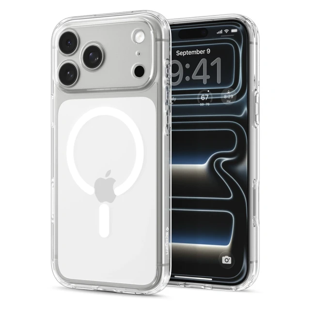 Чехол Spigen Ultra Hybrid для iPhone 18 Pro | 17 Pro White with MagSafe (8800337252811)