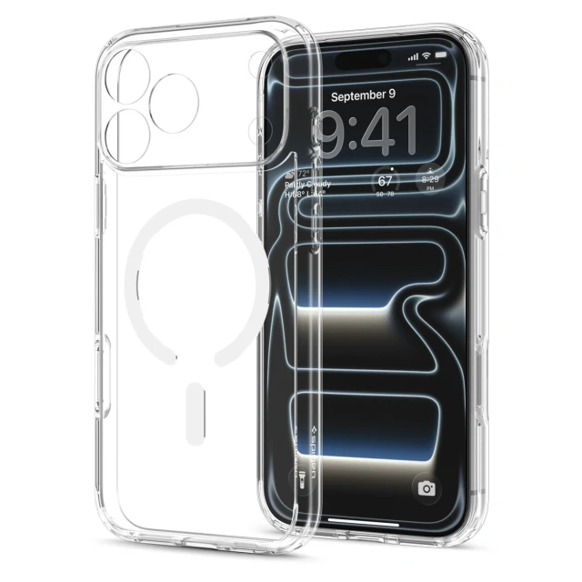 Чехол Spigen Ultra Hybrid для iPhone 18 Pro | 17 Pro White with MagSafe (8800337252811)