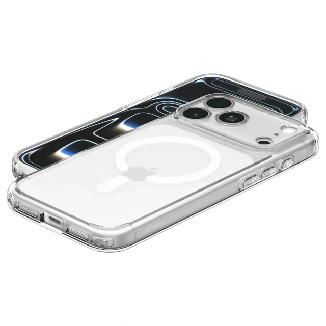 Чехол Spigen Ultra Hybrid для iPhone 18 Pro | 17 Pro White with MagSafe (8800337252811)