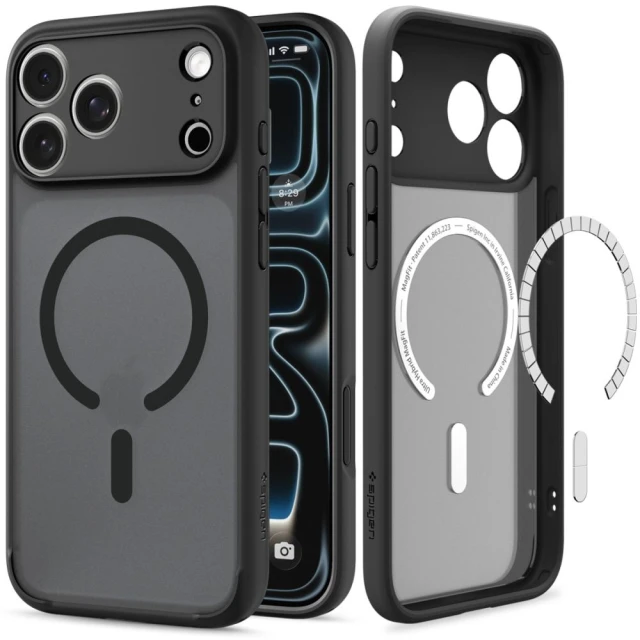 Чохол Spigen Ultra Hybrid для iPhone 18 Pro | 17 Pro Frost Black (ACS12160)