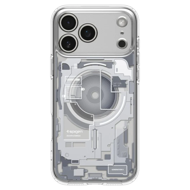 Чохол Spigen Ultra Hybrid для iPhone 18 Pro | 17 Pro Zero One White (ACS12163)