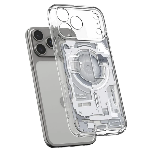Чохол Spigen Ultra Hybrid для iPhone 18 Pro | 17 Pro Zero One White (ACS12163)