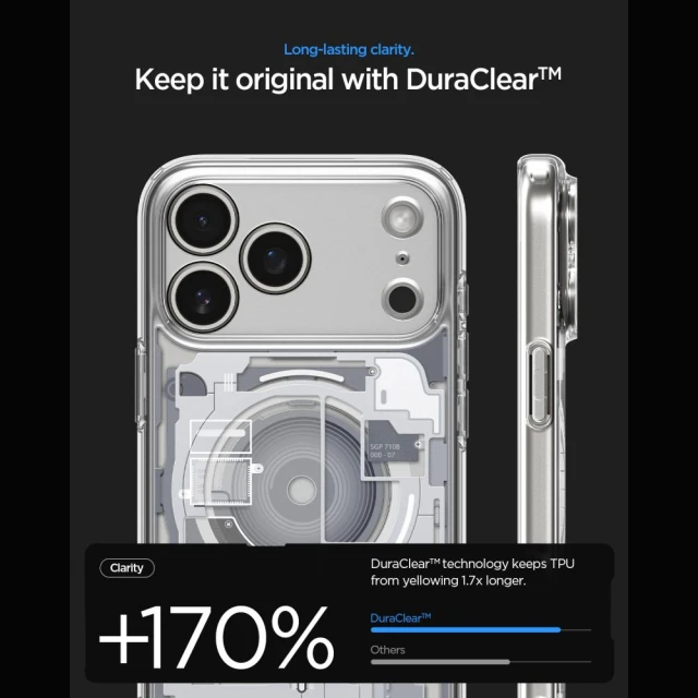 Чохол Spigen Ultra Hybrid для iPhone 18 Pro | 17 Pro Zero One White (ACS12163)