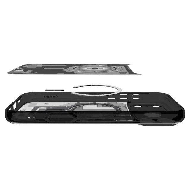 Чохол Spigen Ultra Hybrid для iPhone 18 Pro | 17 Pro Zero One Black (ACS12165)