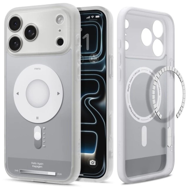 Чохол Spigen Ultra Hybrid Mag для iPhone 18 Pro | 17 Pro Silver (ACS12167)