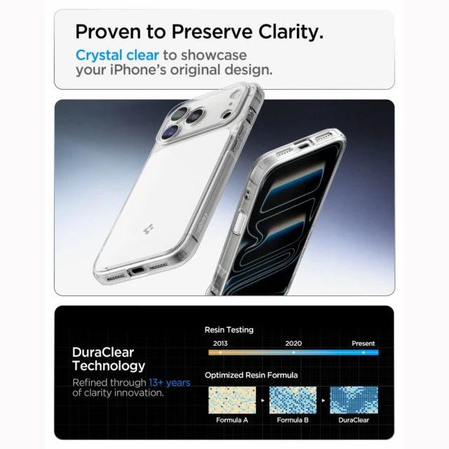 Чохол Spigen Ultra Hybrid T для iPhone 18 Pro | 17 Pro Glossy White (ACS12169)
