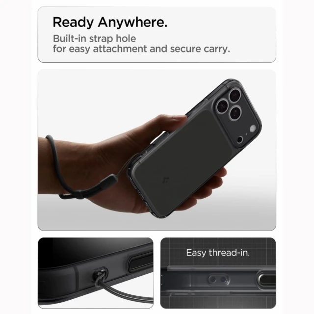Чохол Spigen Ultra Hybrid T для iPhone 18 Pro | 17 Pro Matte Black (ACS12171)