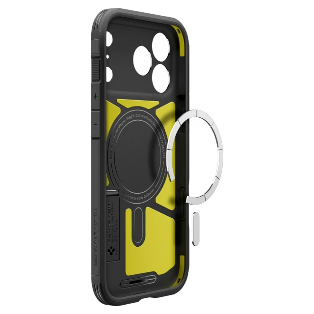 Чехол Spigen Tough Armor T MAG для iPhone 18 Pro | 17 Pro Black with MagSafe (ACS12173)