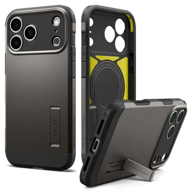 Чохол Spigen Tough Armor T Mag для iPhone 18 Pro | 17 Pro Grey (ACS12174)