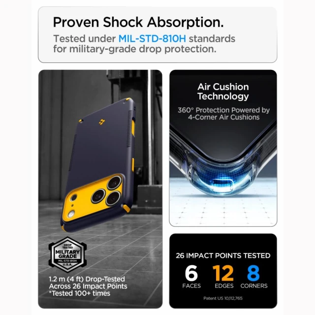 Чохол Spigen Nano Pop Hybrid Mag для iPhone 18 Pro | 17 Pro Navy (ACS12175)