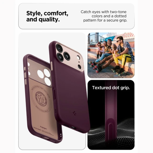 Чохол Spigen Nano Pop для iPhone 18 Pro | 17 Pro Burgundy Bean Red (ACS12179)