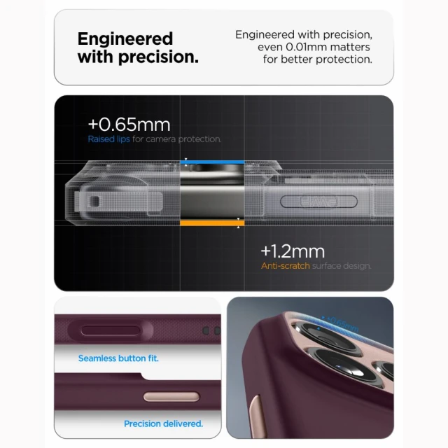 Чохол Spigen Nano Pop для iPhone 18 Pro | 17 Pro Burgundy Bean Red (ACS12179)