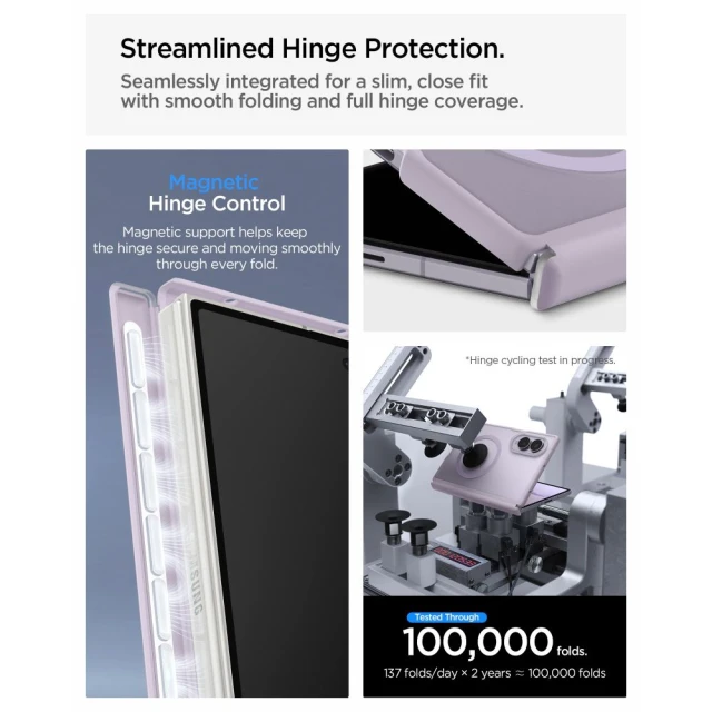 Чохол SPIGEN Airskin Zero для Samsung Galaxy Fold8 Lavender (ACS12405)