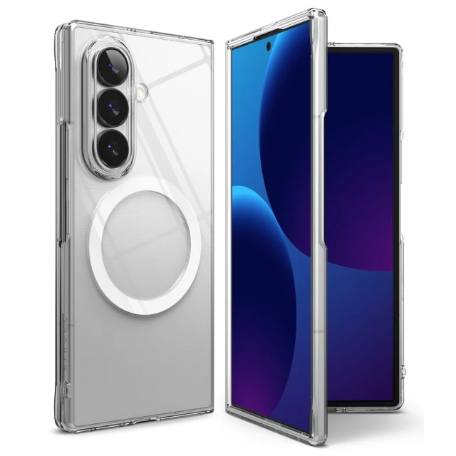 Чохол Ringke Slim Magnetic для Samsung Galaxy Fold 8 Ultra Clear (8800380460485)
