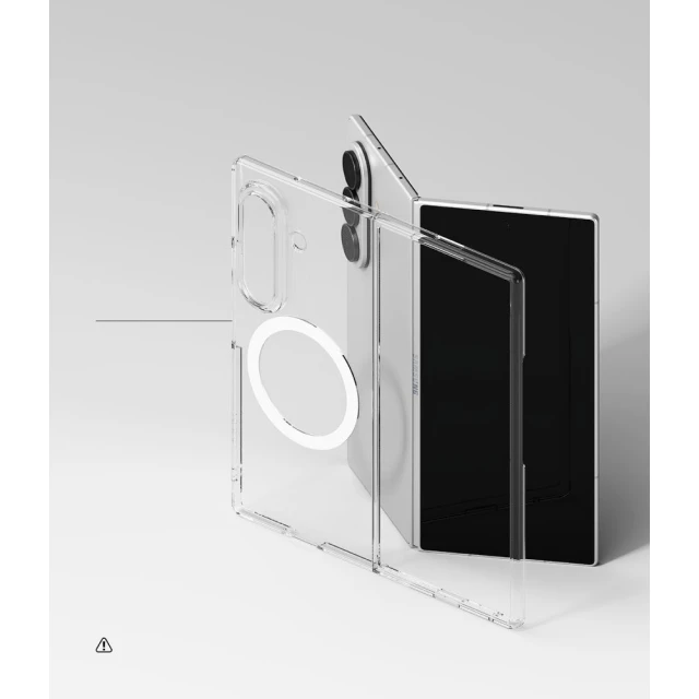 Чохол Ringke Slim Magnetic для Samsung Galaxy Fold 8 Ultra Clear (8800380460485)