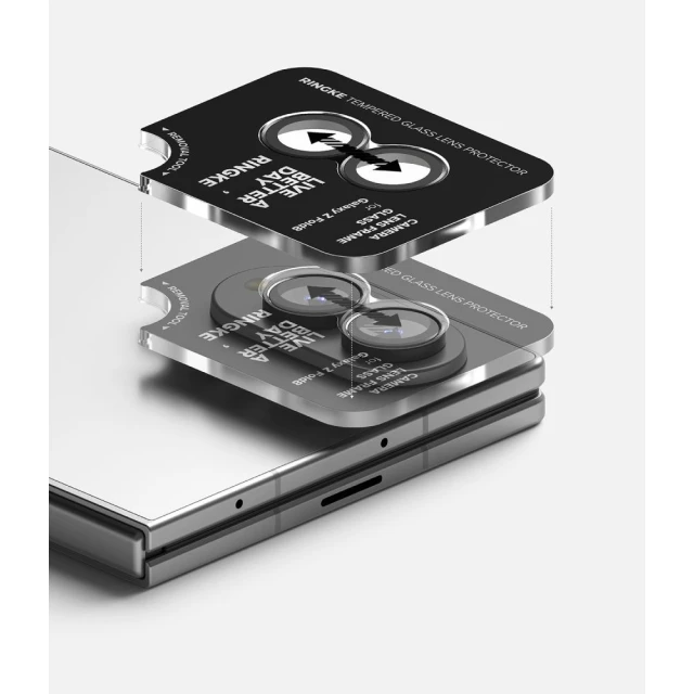 Защитное стекло для камеры Ringke Camera Frame для Samsung Galaxy Fold 8 Black (2 pack) (8800380460577)