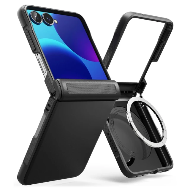 Чохол Ringke Onyx Flap Magnetic для Samsung Galaxy Flip 8 Black with MagSafe (8800380460591)