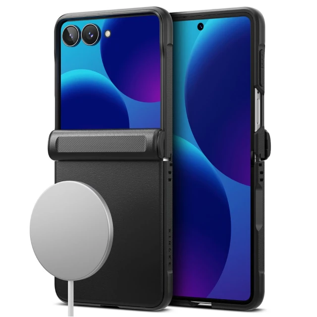 Чохол Ringke Onyx Flap Magnetic для Samsung Galaxy Flip 8 Black with MagSafe (8800380460591)