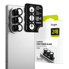 Защитное стекло для камеры Ringke Camera Frame для Samsung Galaxy Fold 7 / Fold 8 Ultra Black (2 pack) (8800380460638)